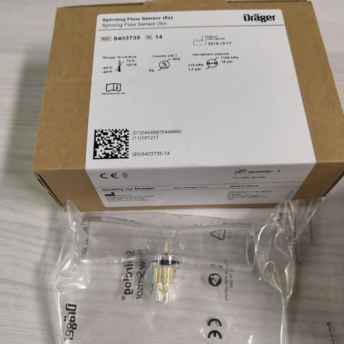 Drager 8403735 respiratory anesthesia machine flow sensor 8403735-09